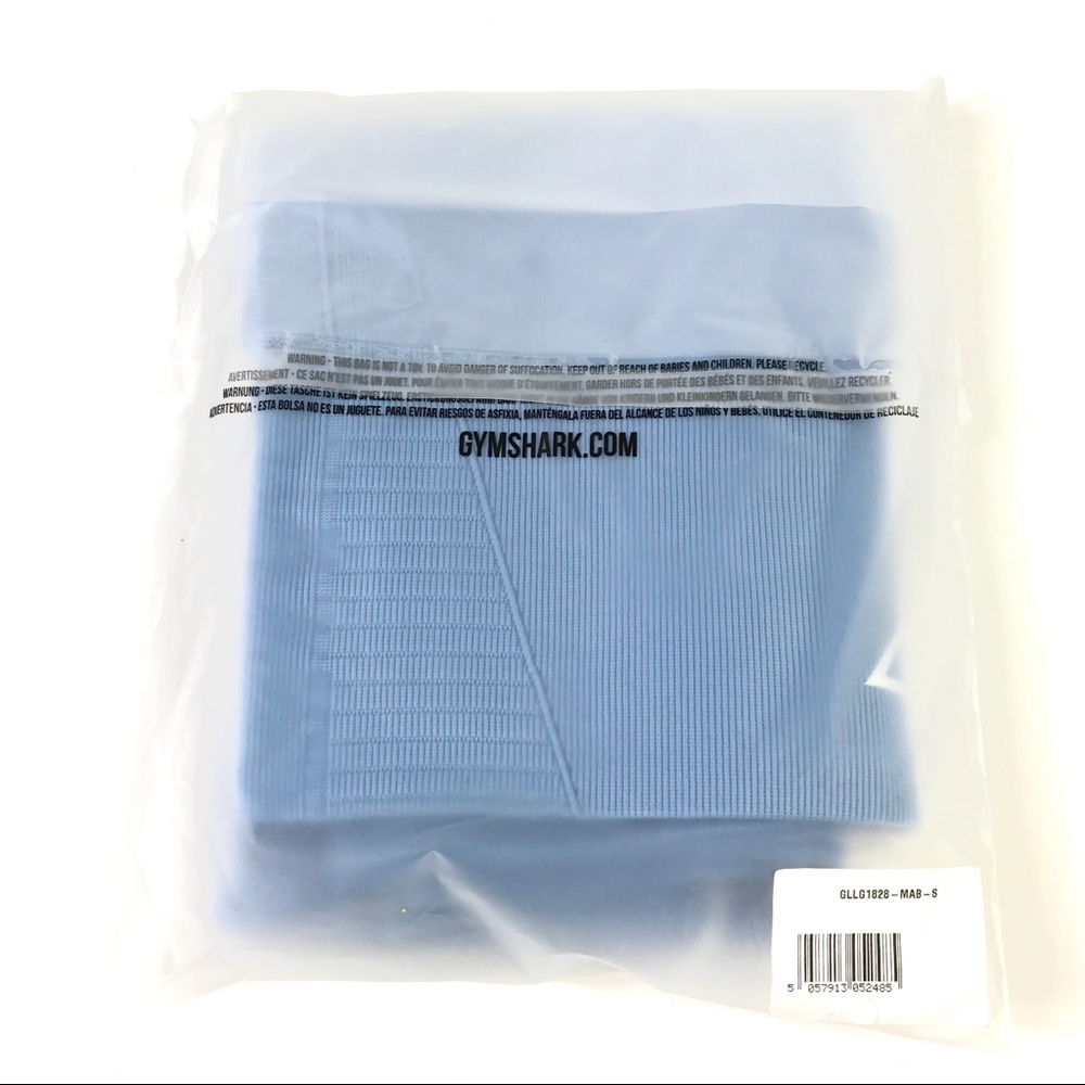 Gymshark Energy+ Seamless Leggings - Malibu Blue - Picture 8 of 8